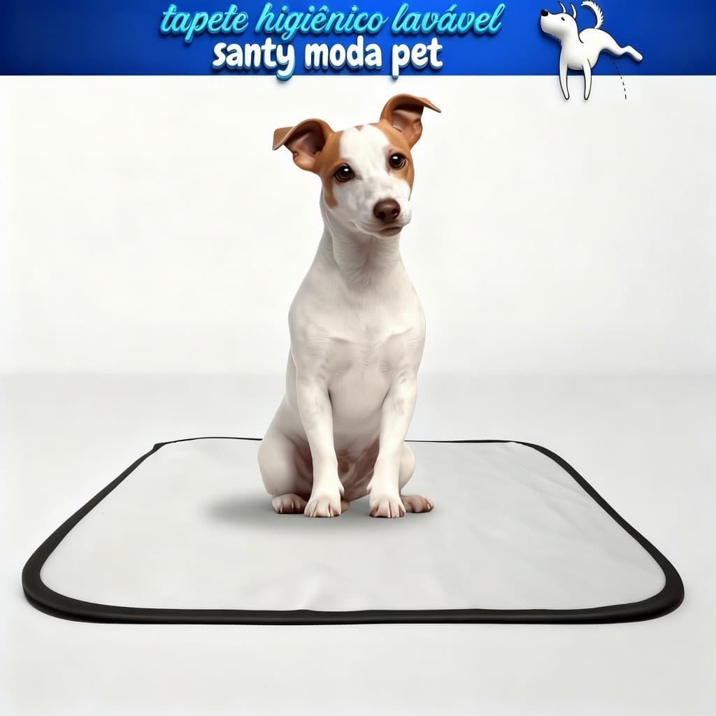 kit 2 tapete higiênico lavável para cães, M, Tam.  80 x 60 , reutilizável , sanitário pets.