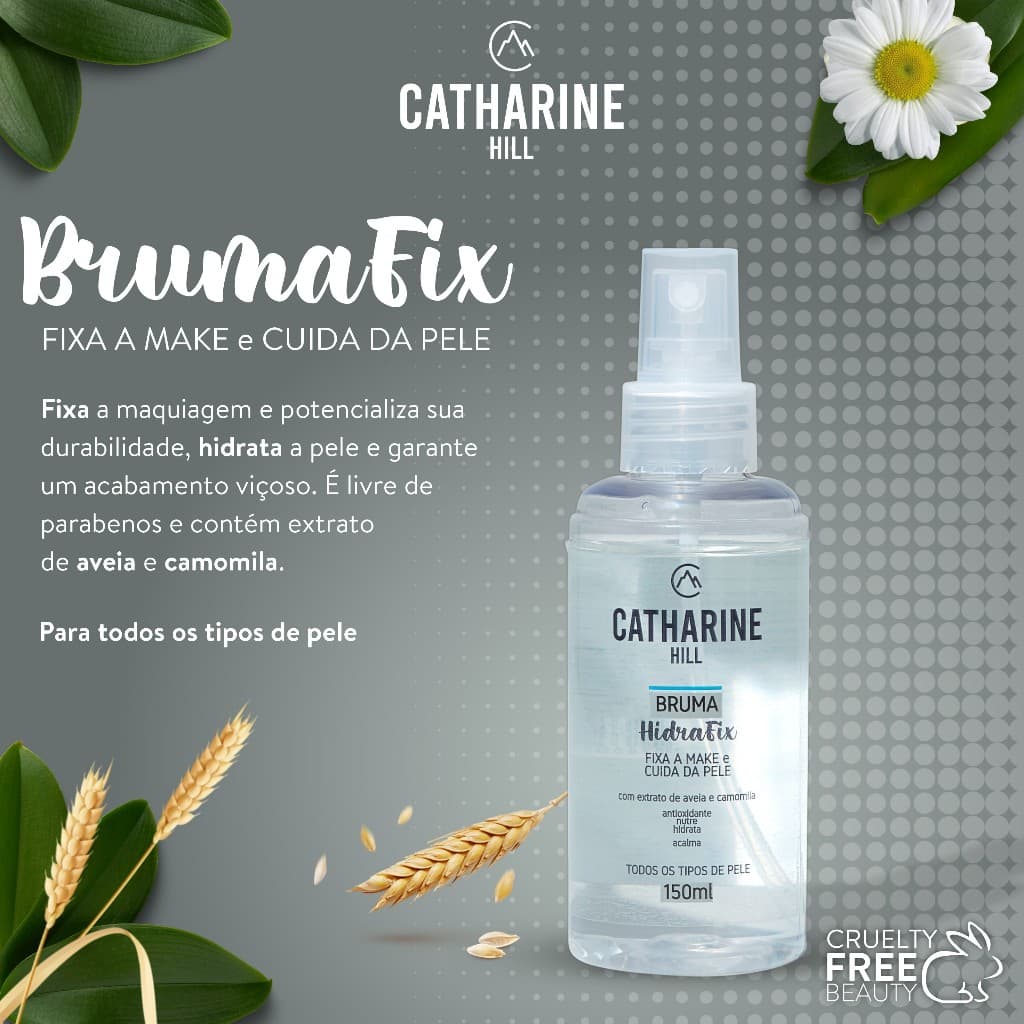 Bruma Fix Catharine Hill | Fixador de Maquiagem Hidratante Longa Duração