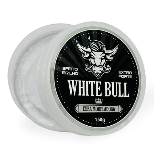 Cera Modeladora Efeito Molhado Masculina White Bull 150g