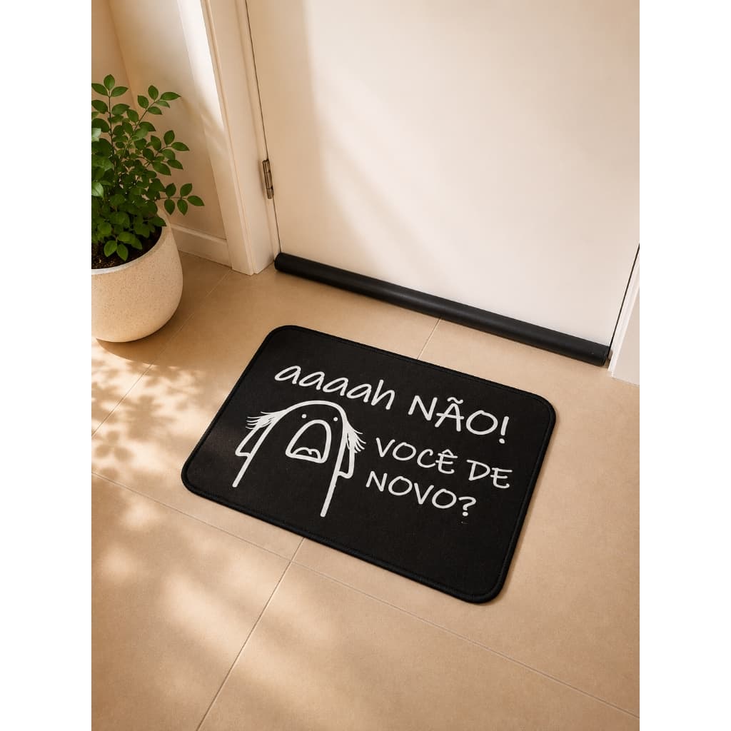 Tapete de Entrada Porta Estampas Divertidas Antiderrapante