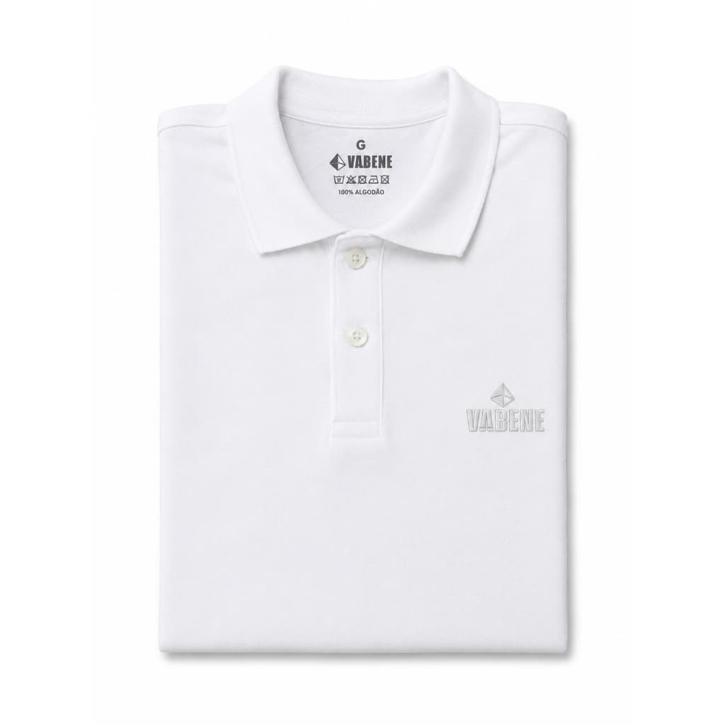Camiseta Algodão Polo Básica Simples Vabene