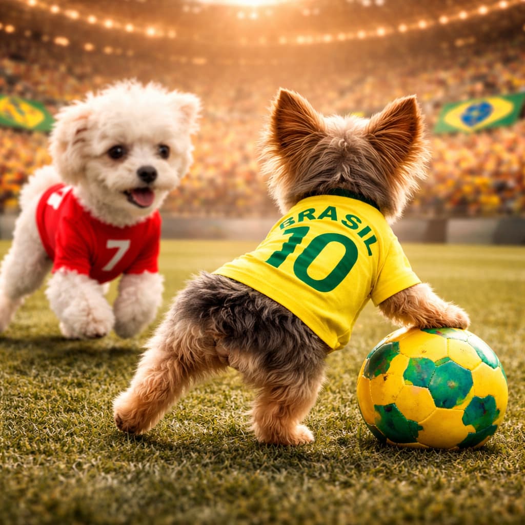 Roupinha Brasil Para Cachorro Gato Camiseta 10