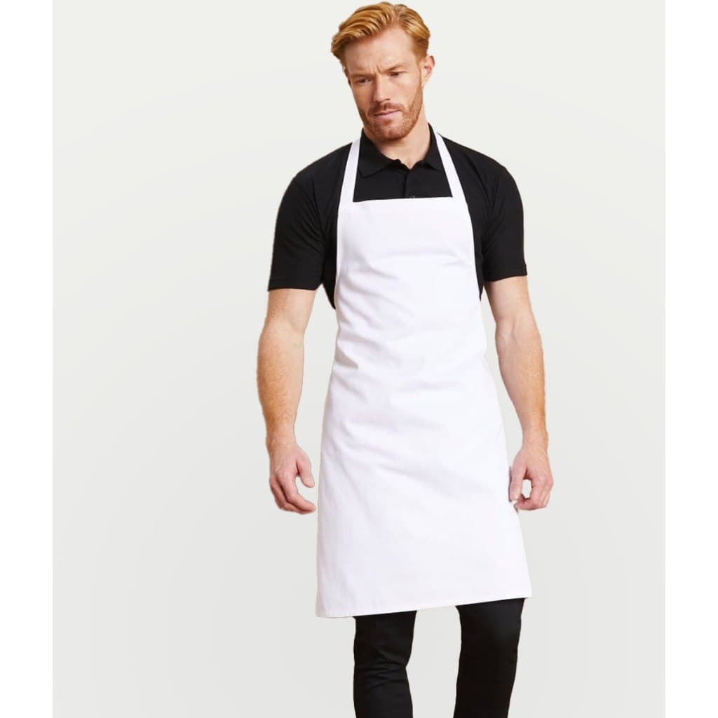 Avental Branco Oxford Uniformes Cozinha