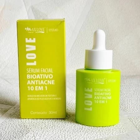 Sérum Facial Antiacne 10 em 1 da Max Love