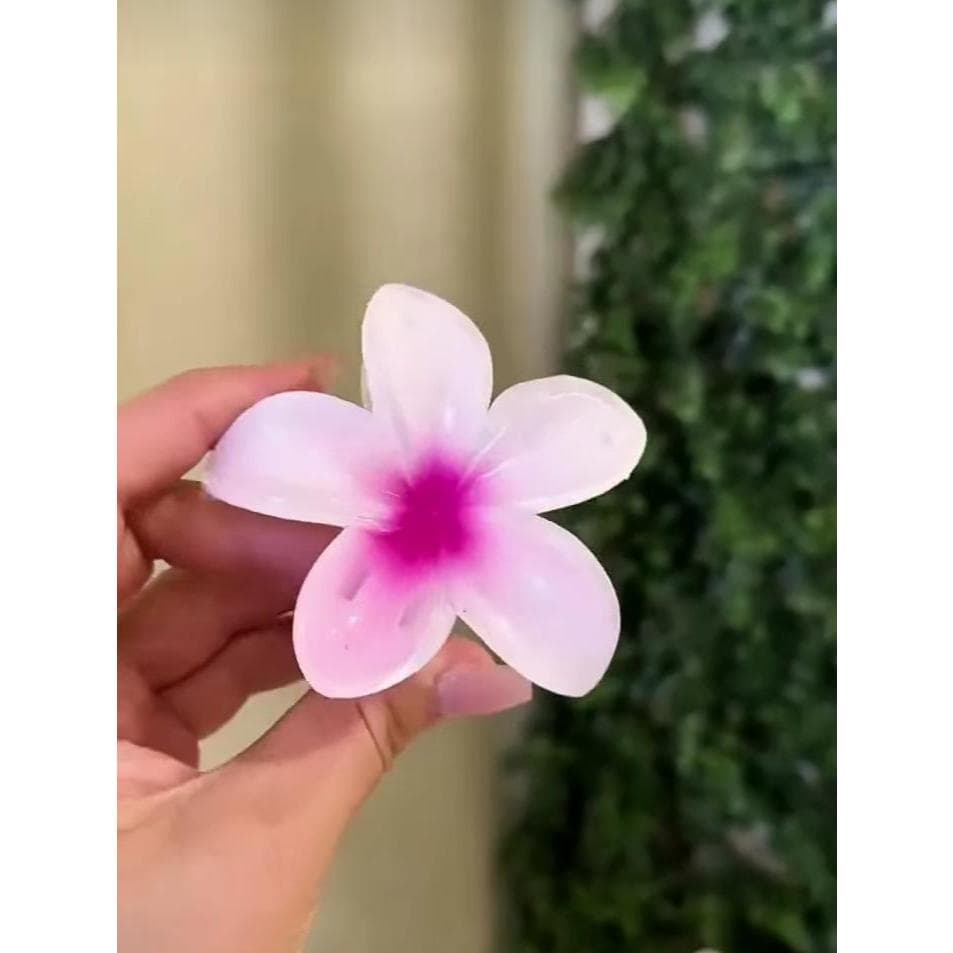 🌺 Kit 5 Presilhas Flor Tropical Luxo Feminina