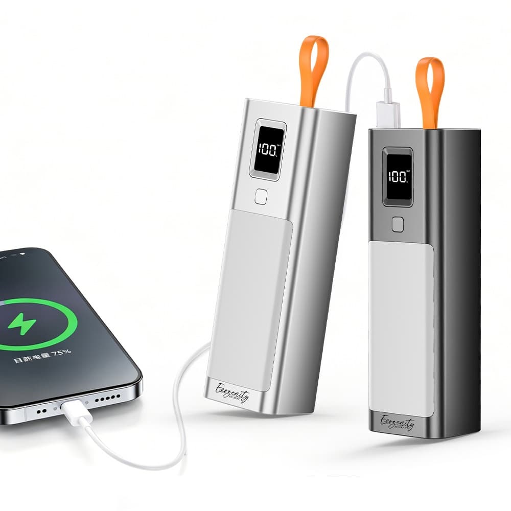Carregador Portátil portátil grande 20000mah Turbo 100W PD carregamento ultrarrápido