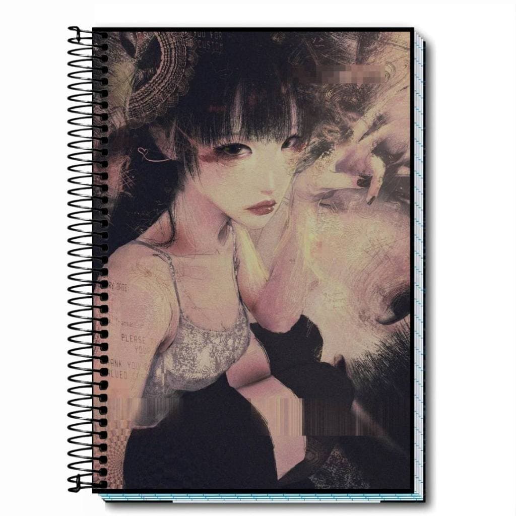 Caderno estetica Feminino Personalizado – Capa Dura Universitário Escolar 01 ate 20 materias