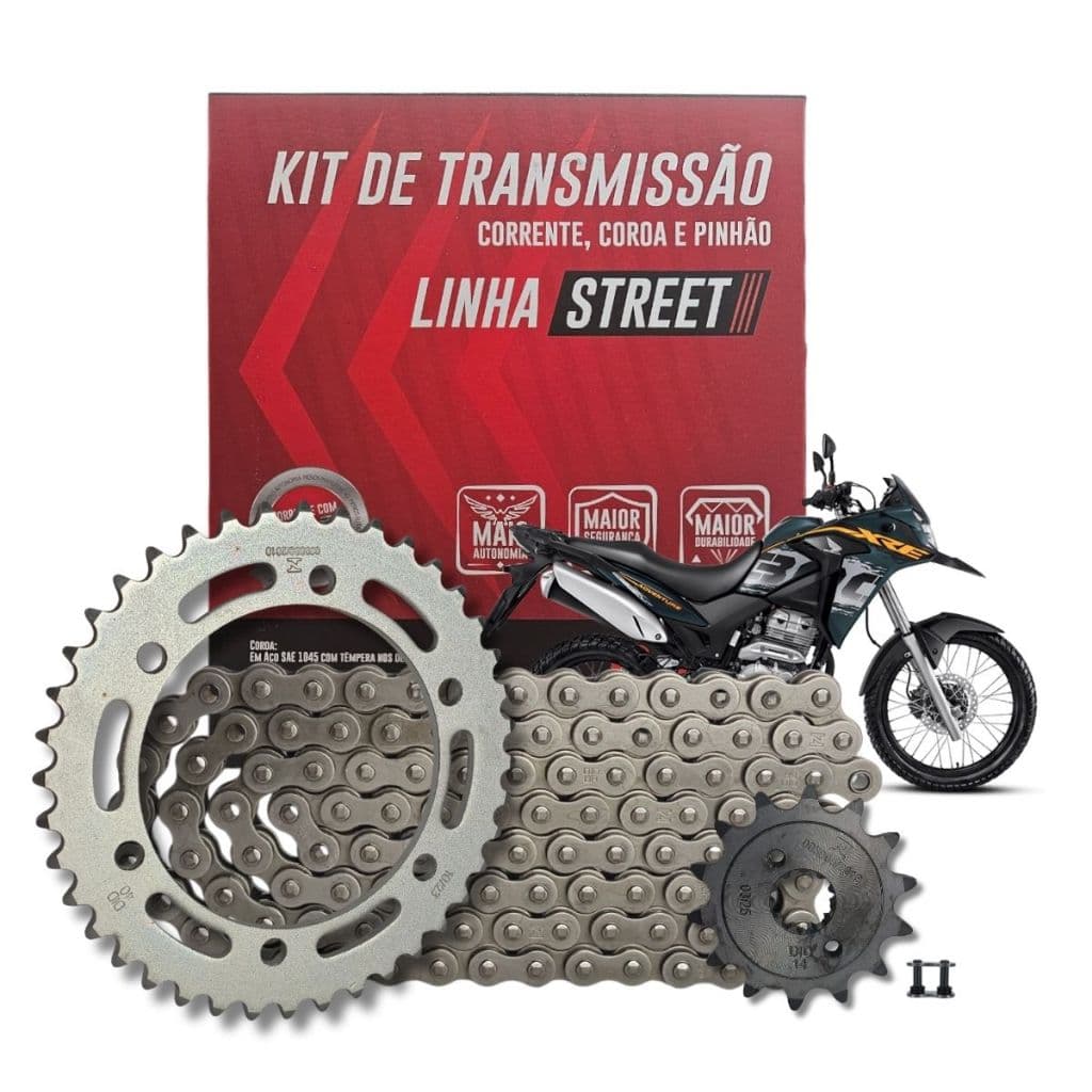 Kit Relação Xre 300 Sahara 2023 2024 2025 Did Com Retentor