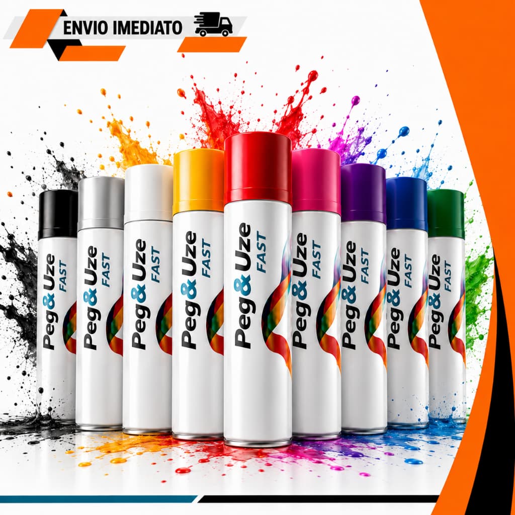 Tinta Spray Uso Geral Automotivo Artesanal Multiuso 300ml - Diversas Cores