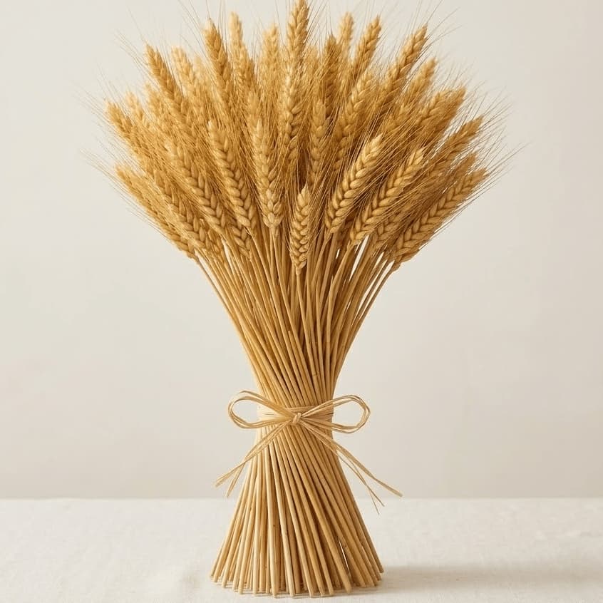 Trigo Seco 400 Hastes De Trigo para Decoração | Arranjos, Vasos e Flores Desidratadas