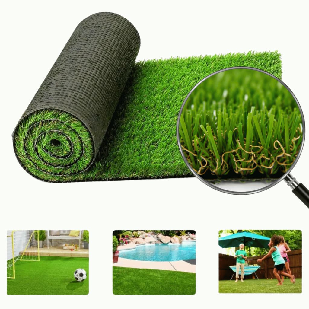 Grama Sintetica Jardim Varanda Sacada Euro Garden 22mm 2x1m - 2m2 Piscina Pet Decoraçao Eventos