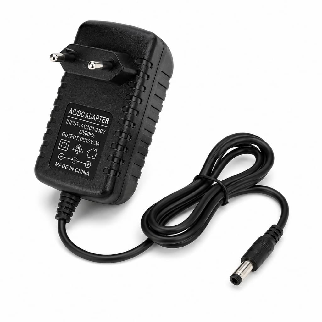 Carregador de energia estabilizado 12V 3A bivolt tomada P4 | Uso geral em eletrônicos