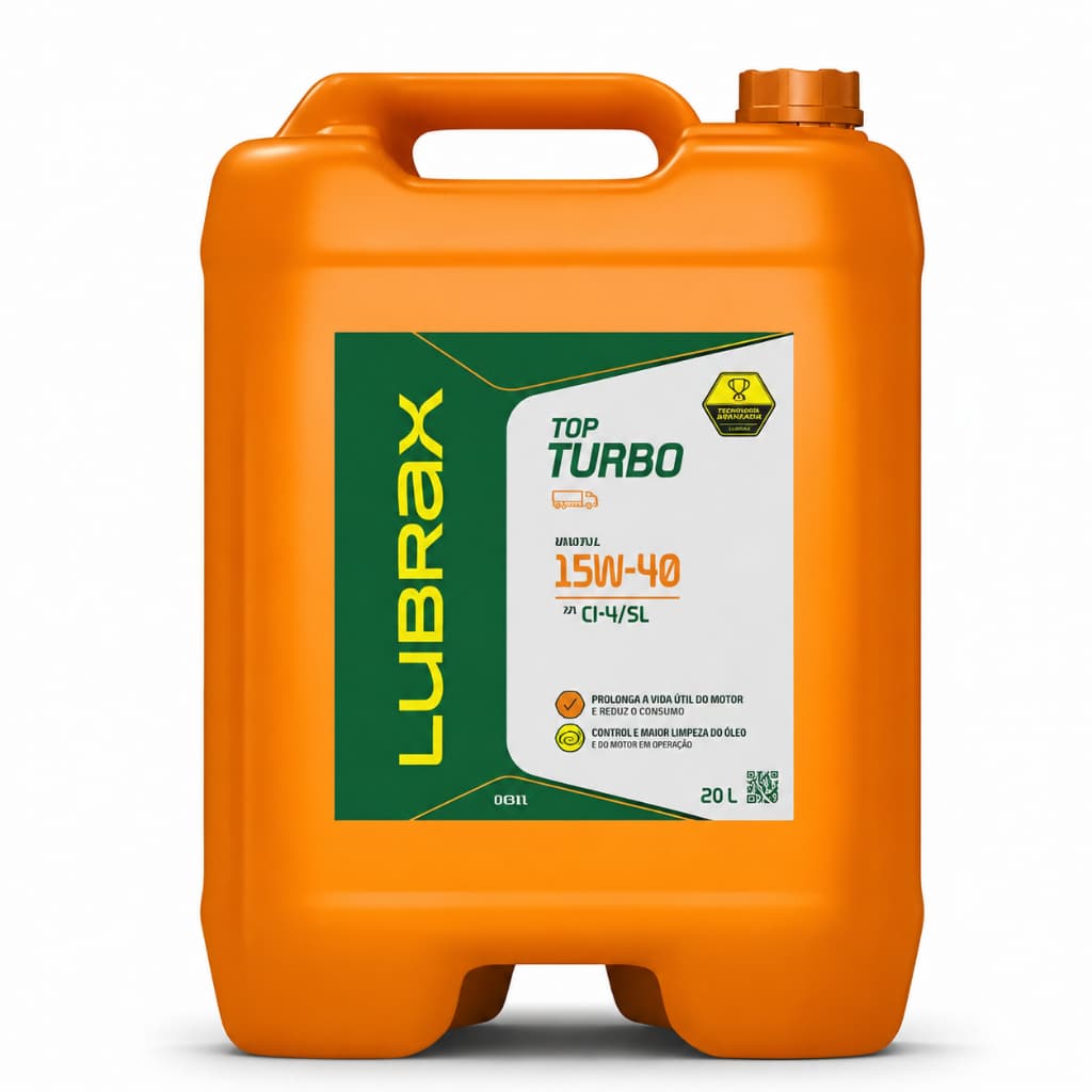 Oléo Diesel Lubrax 15W40 Top Turbo Lubrificante Essencial 20L