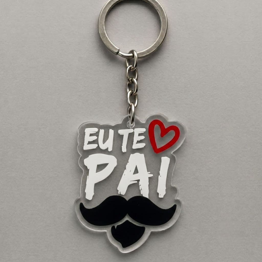 kit 100 Chaveiros Eu Te Amo Pai Lembrançinha Decoração Dia Dos Pais Presente Chave