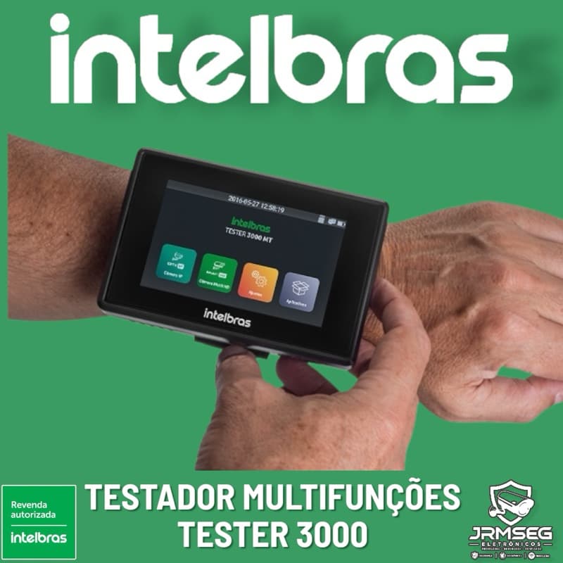 TESTER 3000 MT Testador multifunções para CFTV Intelbras