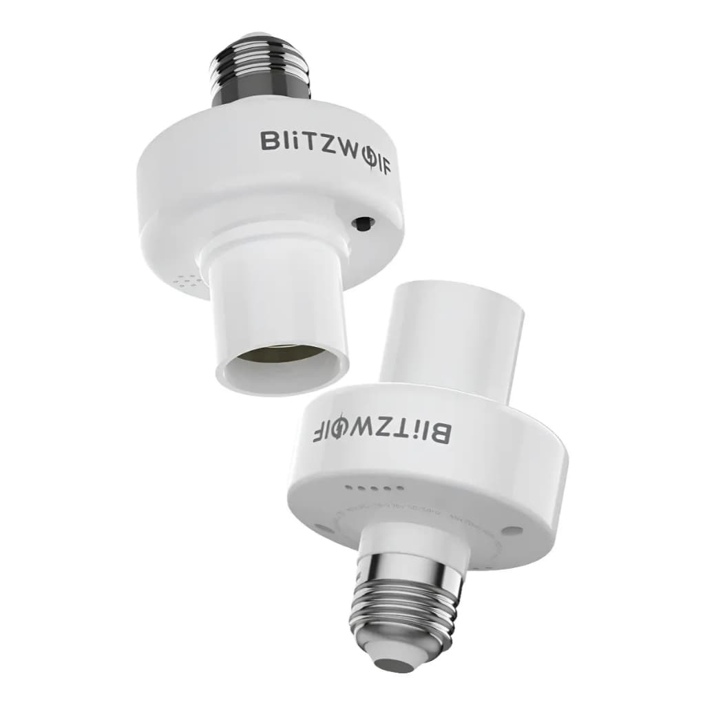 Soquete Inteligente Bocal Lâmpada WiFi E27 BlitzWolf BW-LT30 Compatível Alexa Google