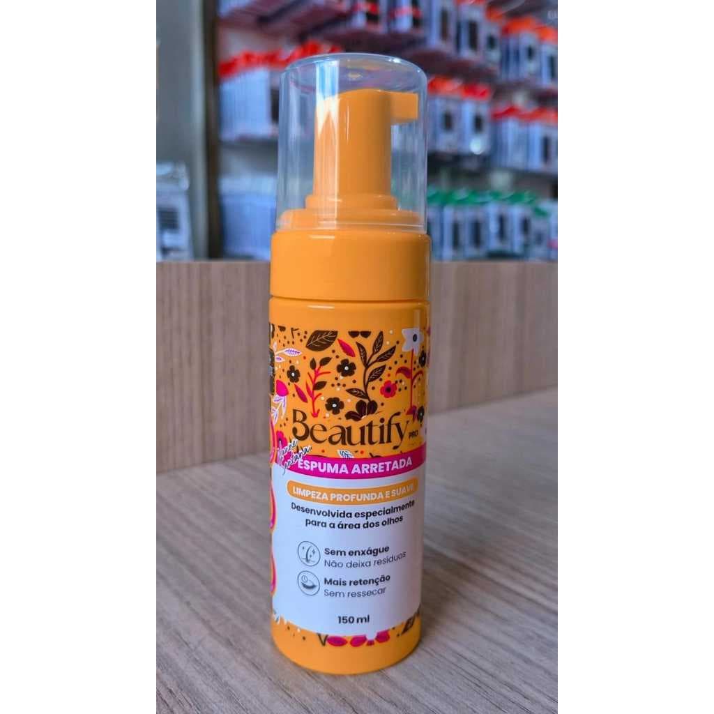 Lançamento Espuma Ôxe Arretada Mousse Shampoo De Limpeza Facial Cílios Beautify 150ml ENVIO IMEDIATO