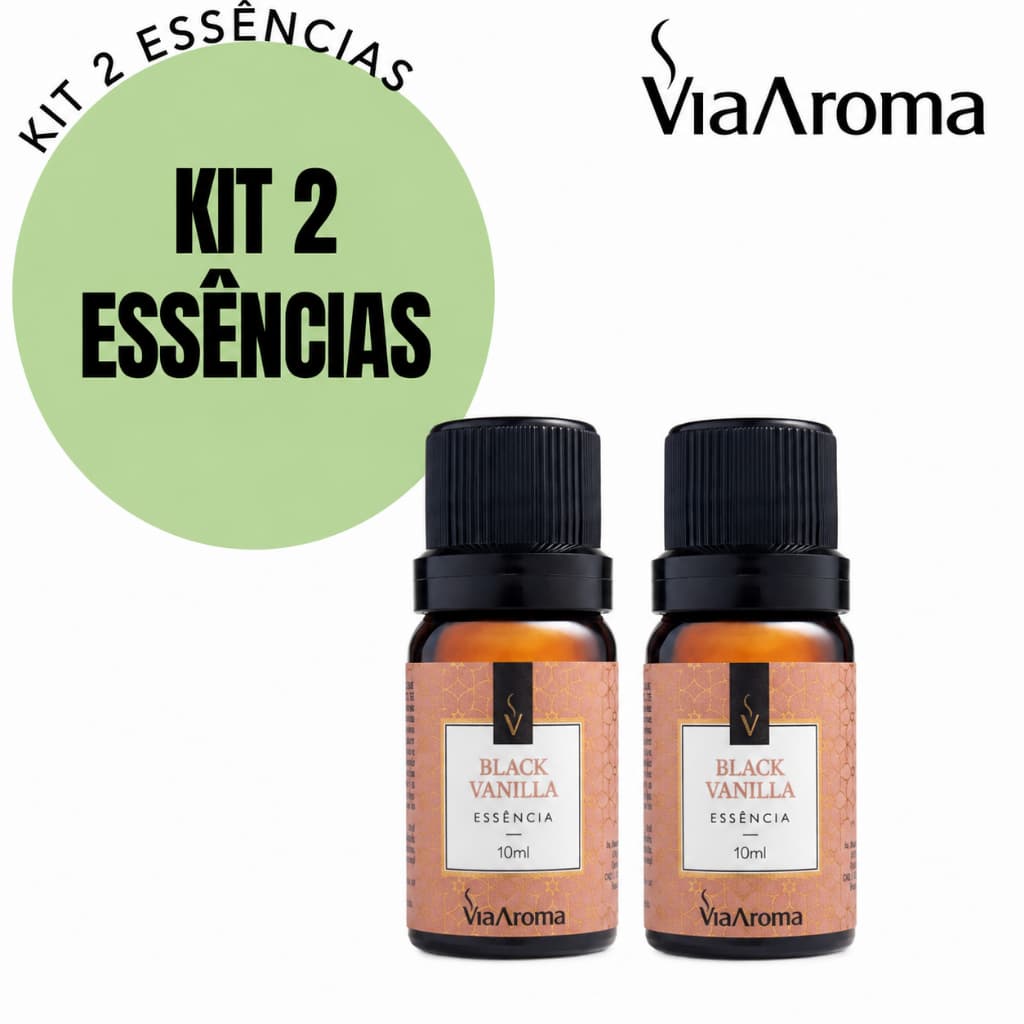 Kit 2 e 3 Essências Via Aroma De Aromatizador de Ambiente Aromaterapia 10ml - A Escolher
