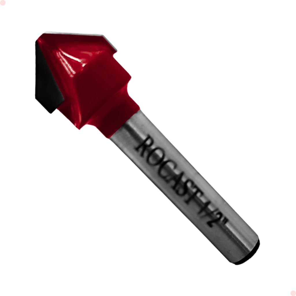 Fresa Para Dobrar ACM Metal Duro Haste de 6 mm Comprimento 42 mm Rocast