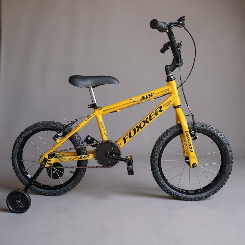BICICLETA ARO 16 FOXXER CROSS BMX QUADRO ALUMINIO DE 4 A 8 ANOS