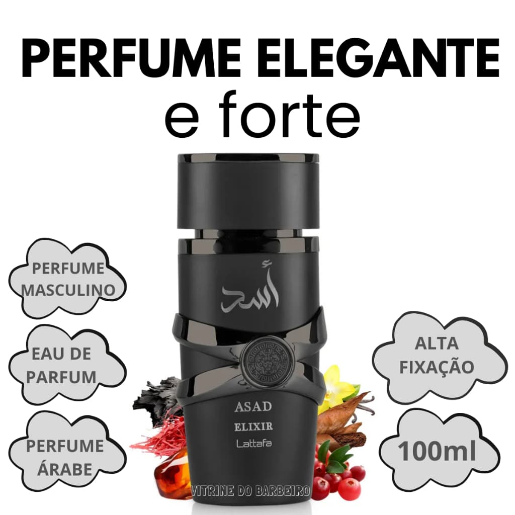 Perfume Asad Elixir Eau De Parfum Masculino Original 100ml!!