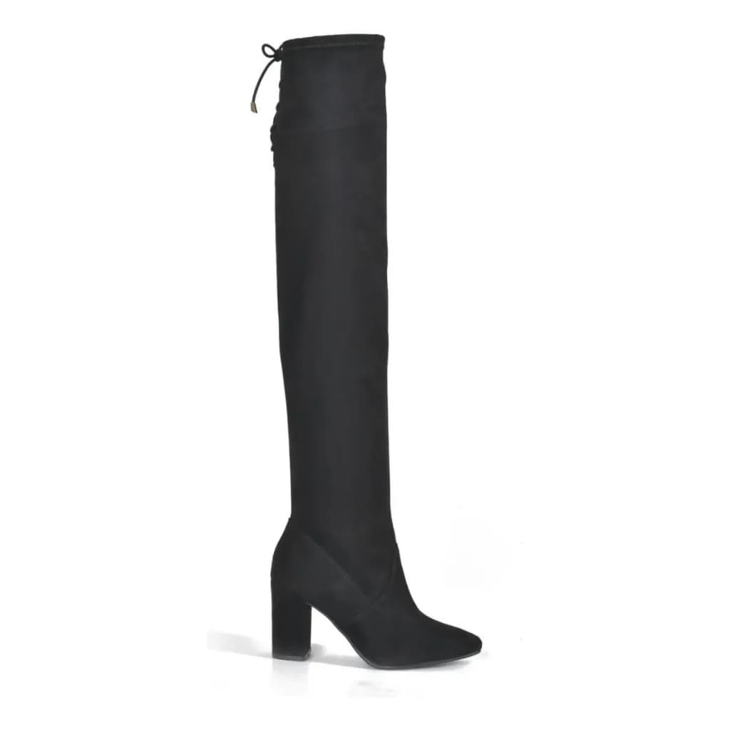 Bota Via Marte 233511 suede Over The Knee camurça pelica Cano Longo Feminina MODA BLOGUEIRA fashion