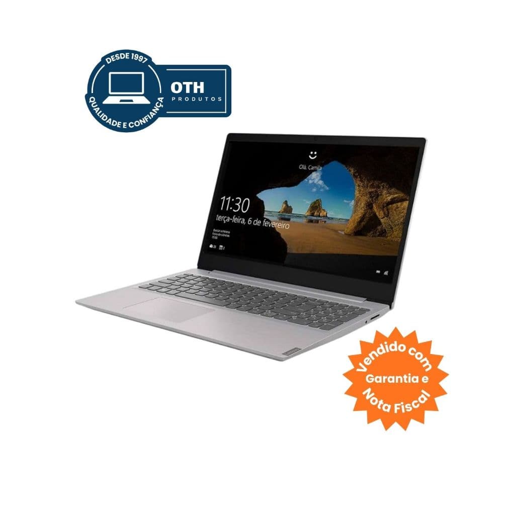 Notebook Lenovo, IdeaPad S145, Tela 15.6", Core i5 10ºGeração, 8GB, SSD-256GB