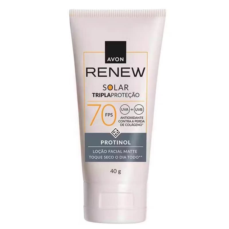 Protetor Solar Avon Renew FPS 70 com Protinol