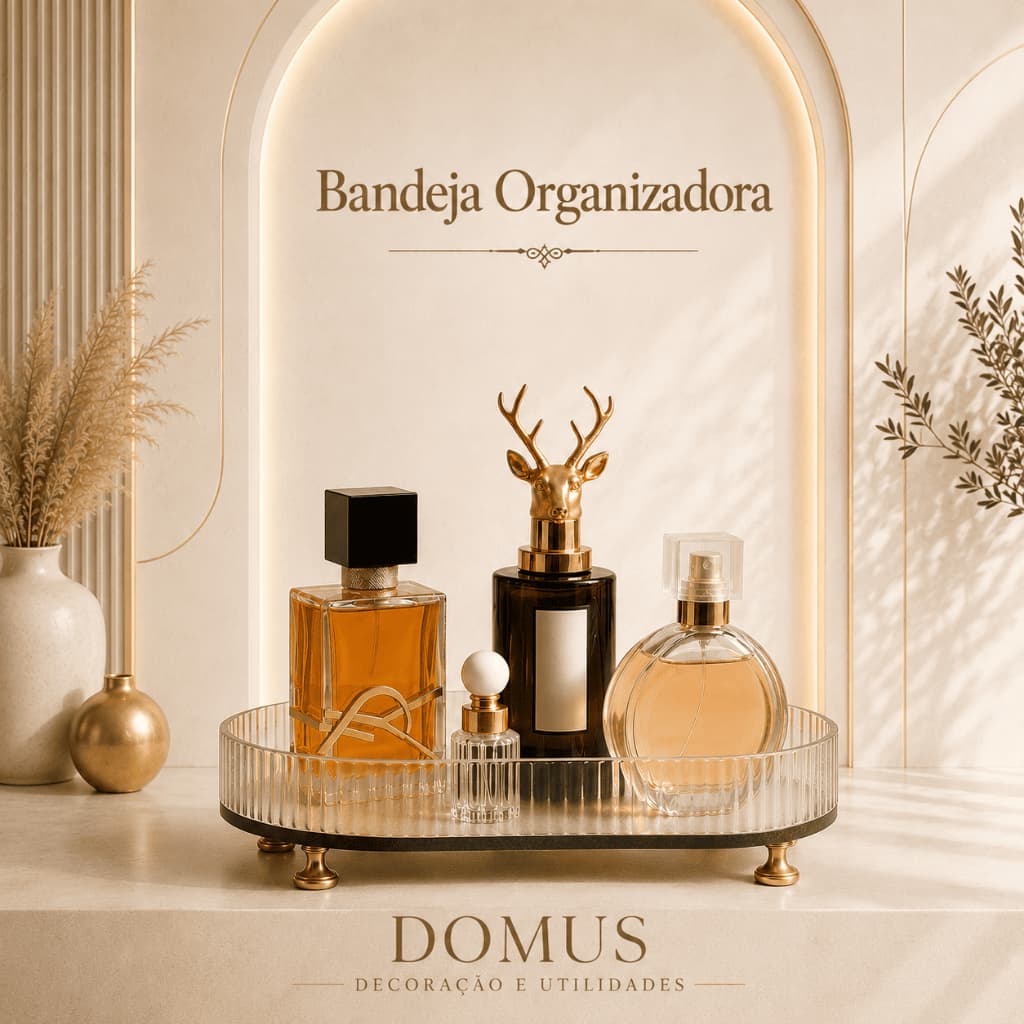 Caixa de armazenamento Acrílico Organizador de Maquiagem Cosméticos Perfumes Cesto Transparente Luxo