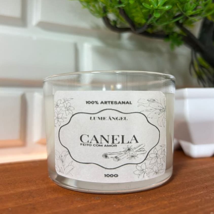 Vela Aromática Artesanal PREMIUM 100G Vários Aromas