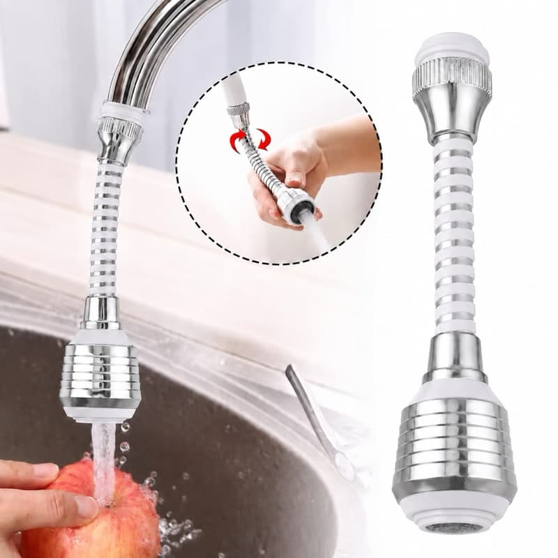 Extensor Flexível para Torneira com Filtro Arejador Universal Economizador de Água para Cozinha e Banheiro 💦🚰