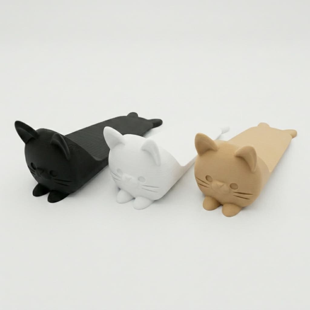 Trava Porta Gatinho Fofo Calço Decorativo Antiderrapante Peso Porta Divertido Presente Criativo