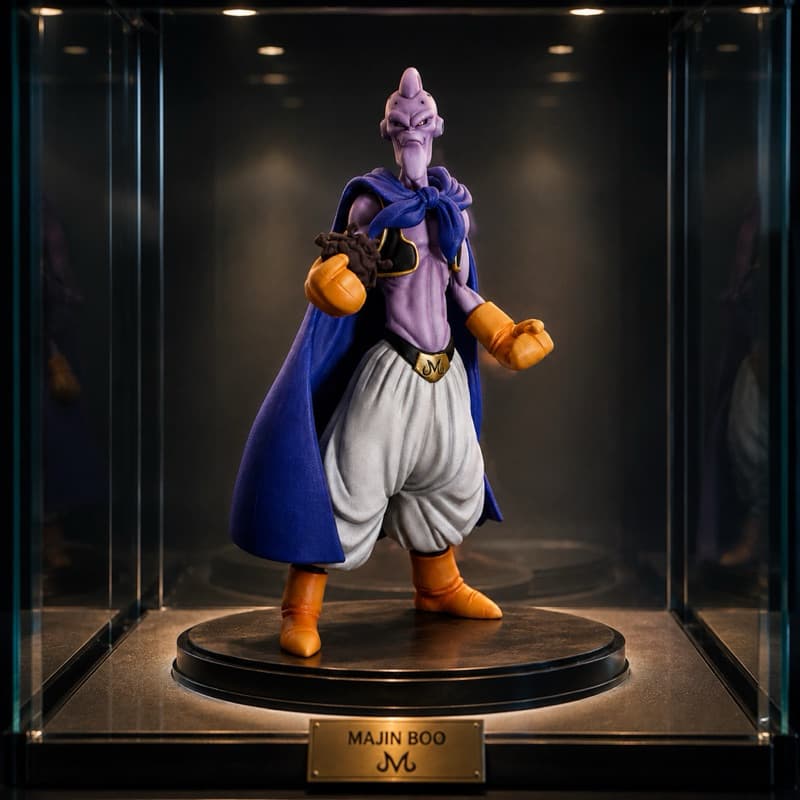 Action Figure Devil Majin Boo 29Cm Buu Marron Dragon Ball Z Absorção