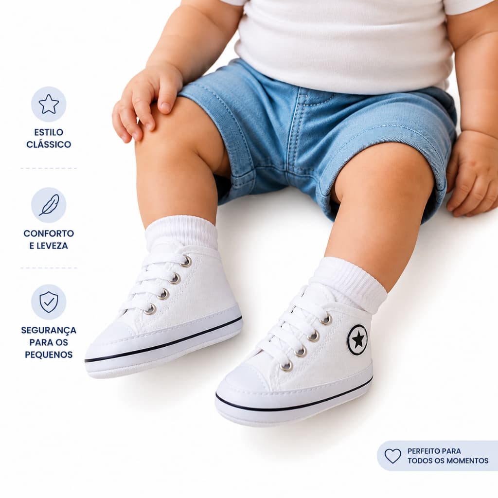 Sapatinho de  bebê menino casual  tênis  batizados  recém nascido de 0 a 10 meses macio confortável