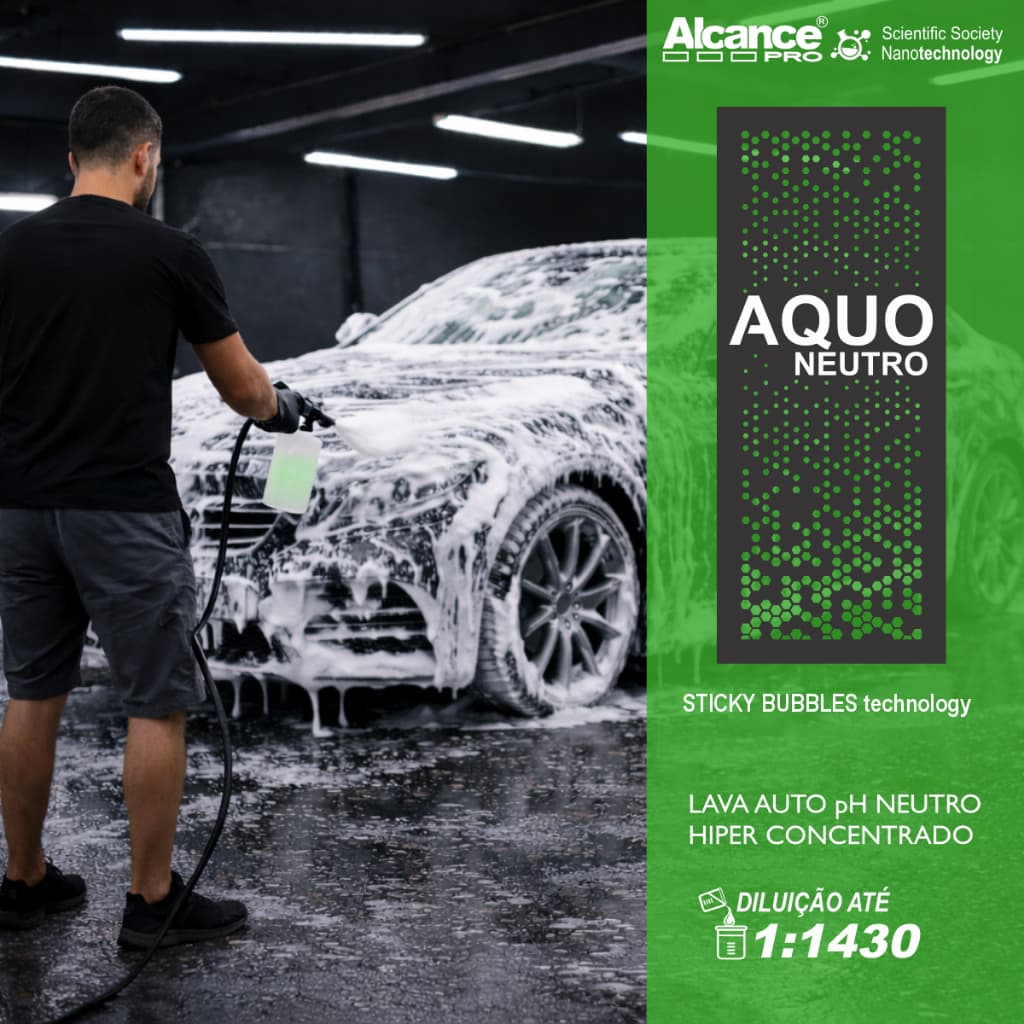 Aquo Neutro 500ml shampoo Concentrado 1:1430 Alcance Tecnologia