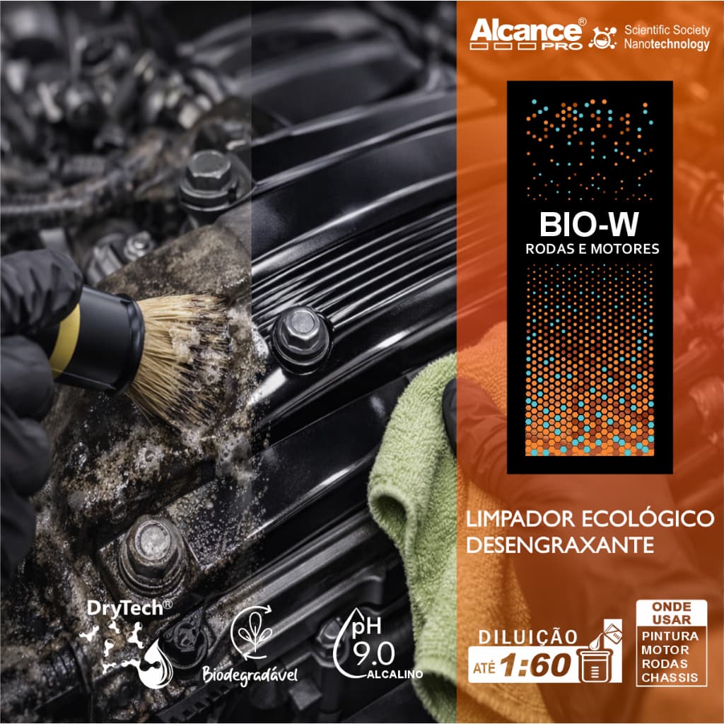 Limpa Rodas E Motores Biow Super Concentrado Alcance 1L
