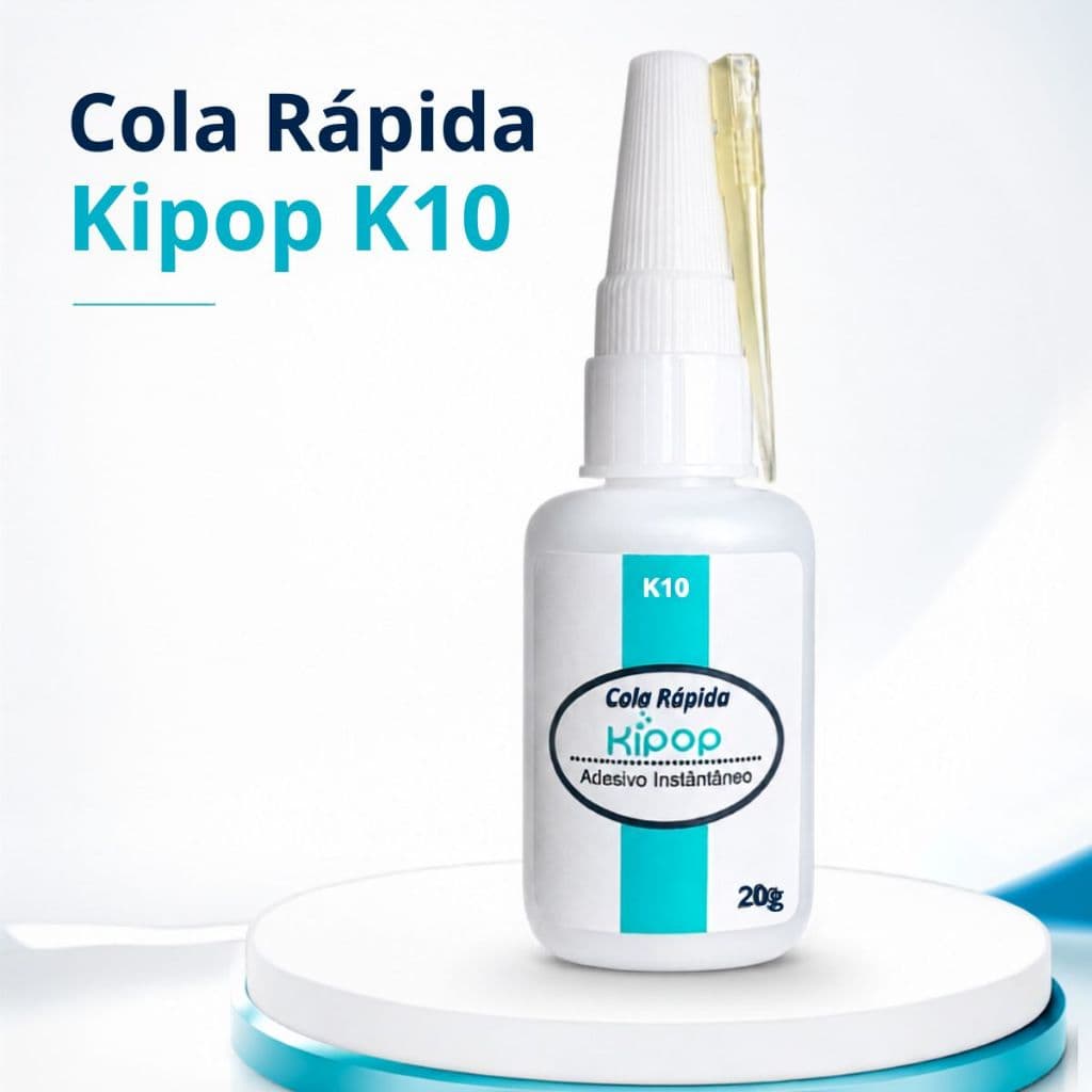 Cola Instantanea Kipop 10 Profissional Super Cola Rapida Para Aplique de Emborachados e Artesanato