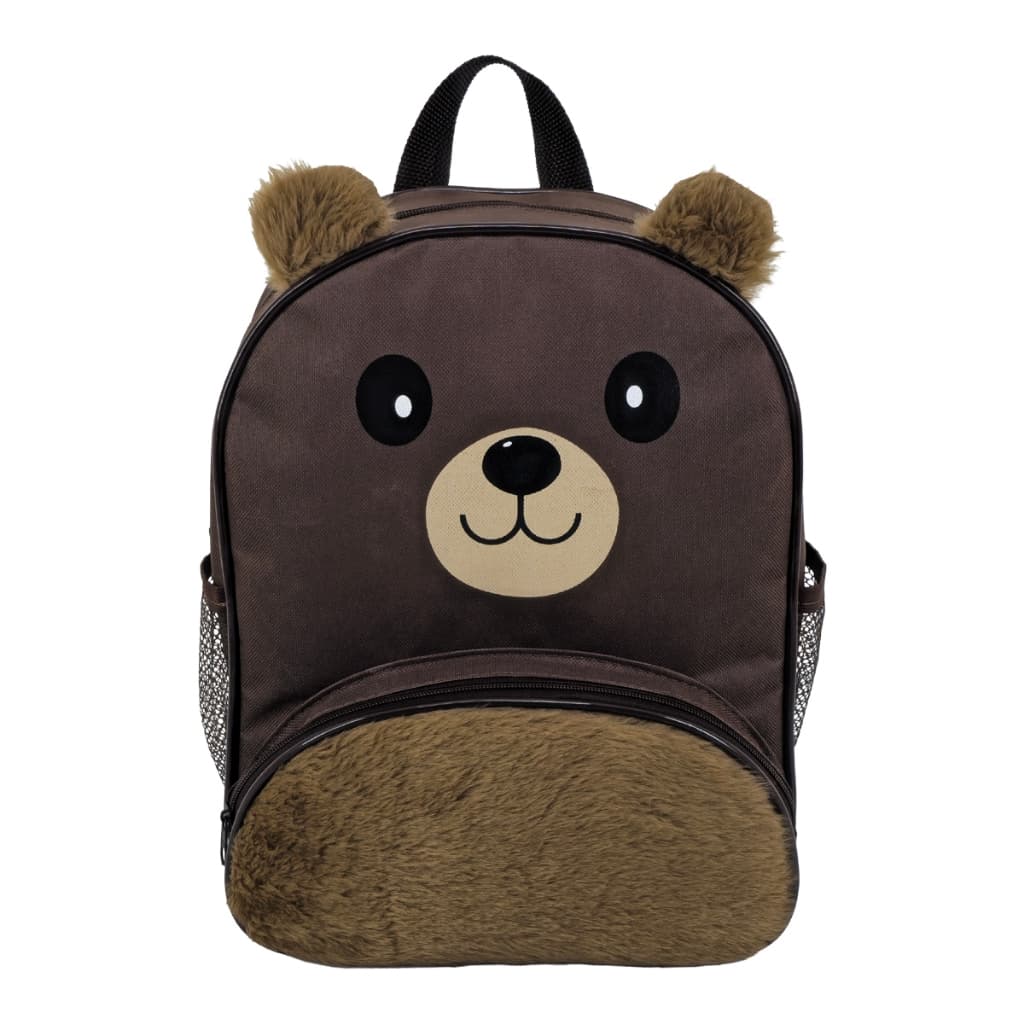 Mochila Infantil Urso Pelúcia Escolar Unissex 12L Reforçada Resistente D'Lui