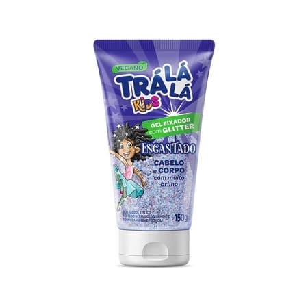 Gel Infantil Com Glitter Fixador Encantado P/ Meninas 150g