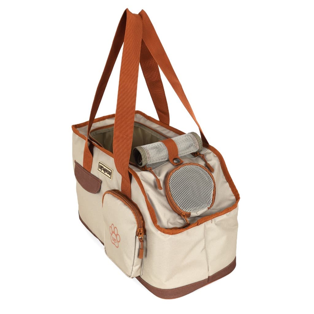Bolsa Transporte Pet Cachorro Gato Dobrável Respirável Com Bolso