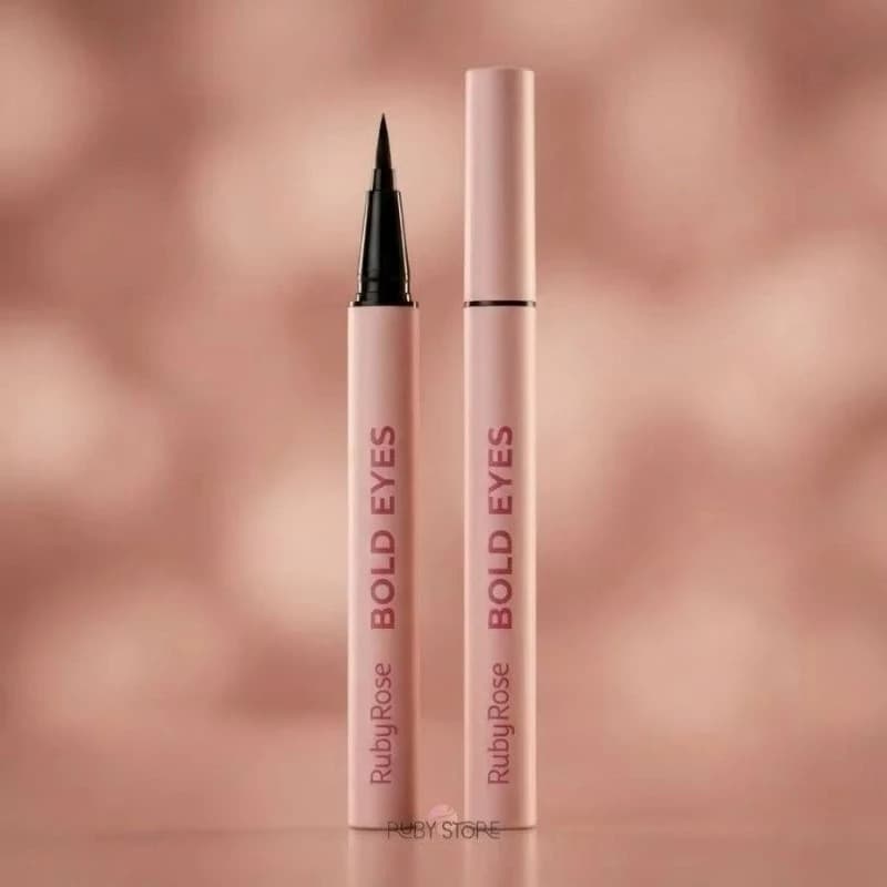 CANETA DELINEADORA BOLD EYES RUBY ROSE – TRAÇO PRECISO E LONGA DURAÇÃO