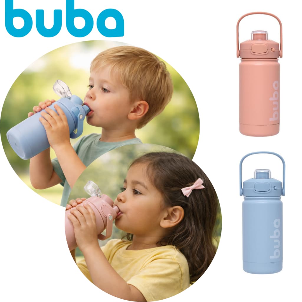 Garrafa Copo Termico Da Buba Parede Dupla Inox 350ml Não Soa Original