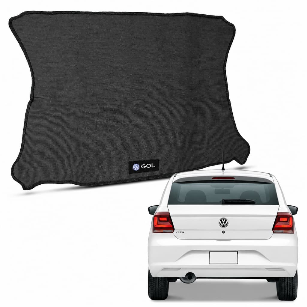 Tapete Porta Malas Gol 2009 até 2023 G5 G6 G7 G8 Borracha Impermeável Molde na Medida do Carro automotivo