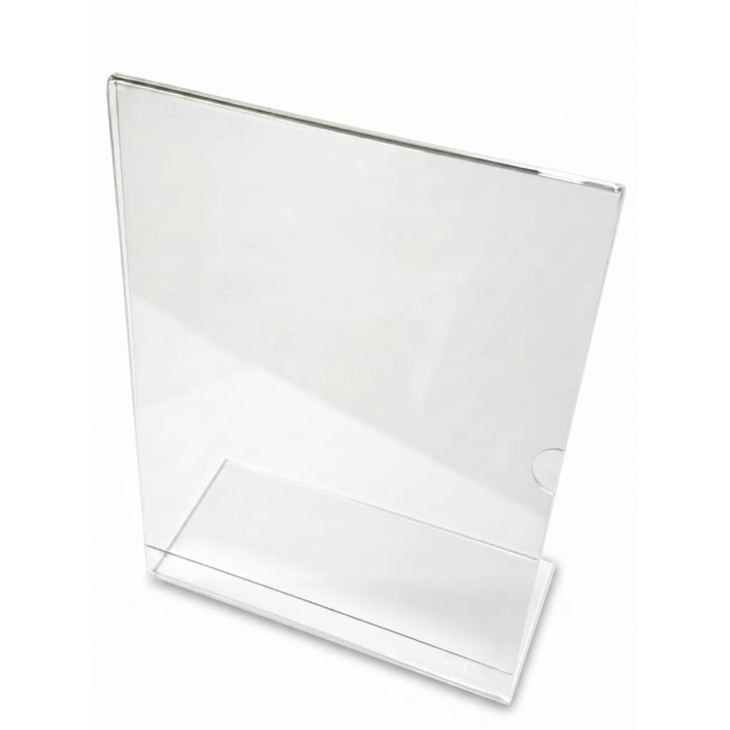 Display Expositor Acrílico L A5 21,8x15cm Vertical Mesa Balcão