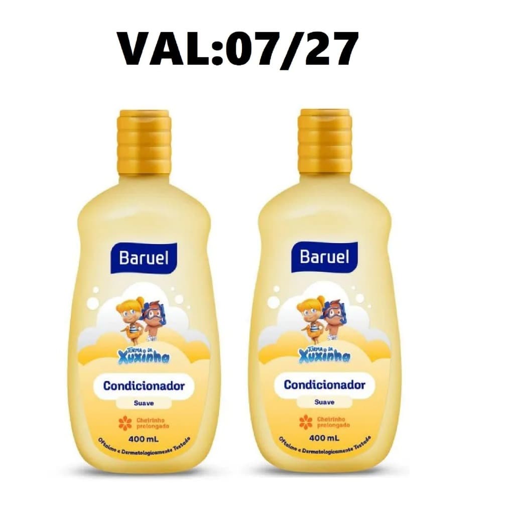 KIT 2 UNI Condicionador Infantil Turma da Xuxinha Suave 400ml(162469)