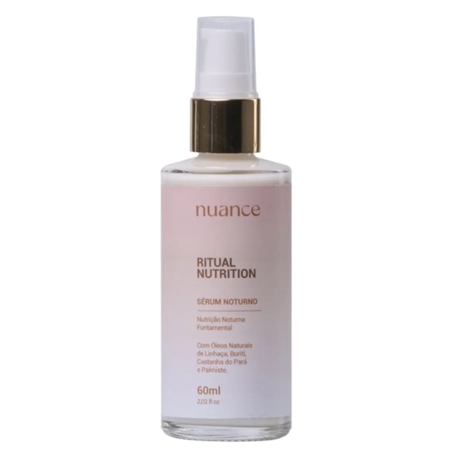 Sérum Noturno Nuance Ritual Nutrition 60ml Anti Frizz