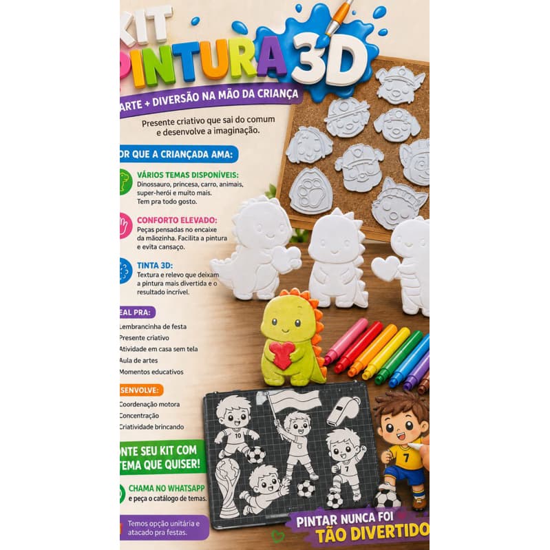 kit desenhos para colorir