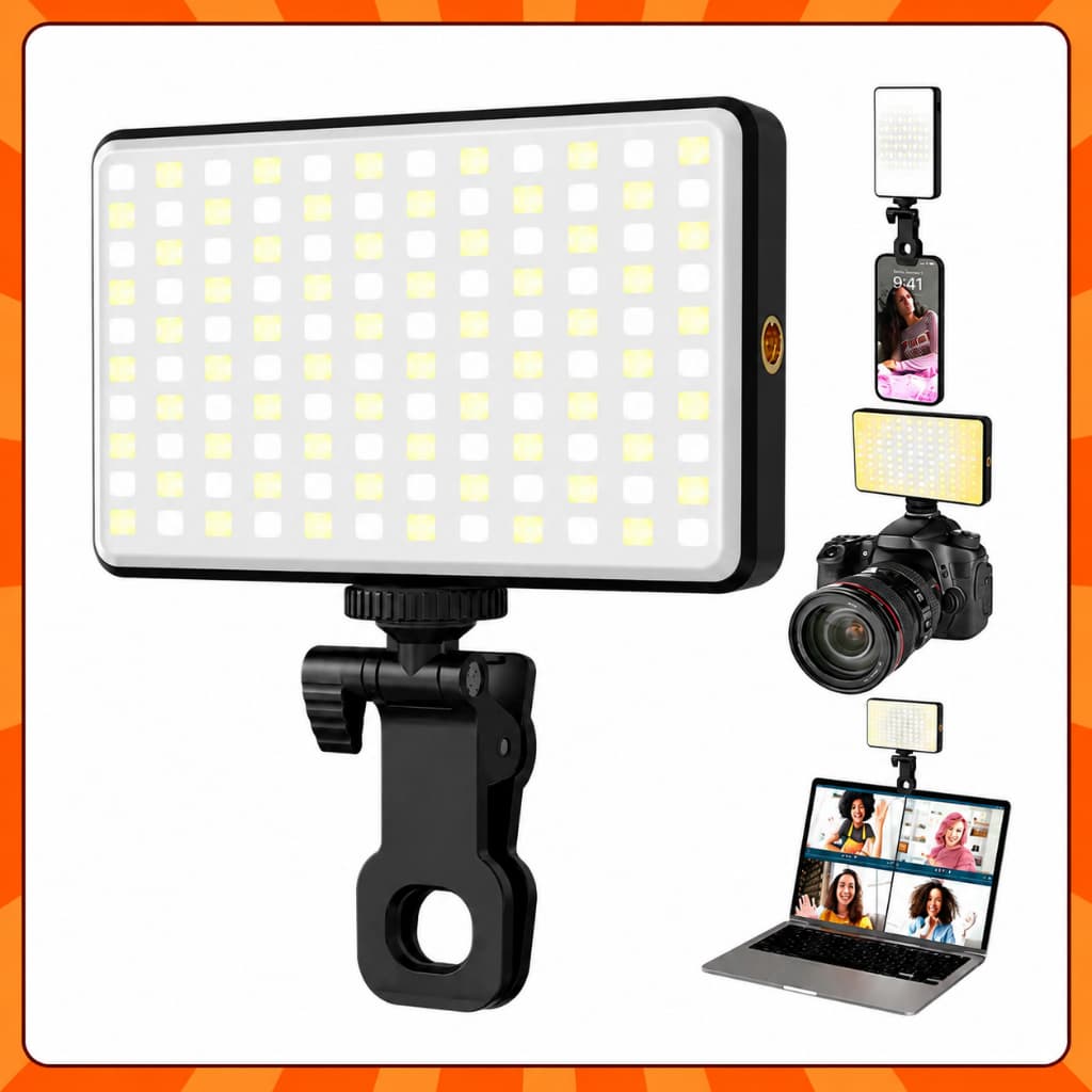 Led Luz RGB Preenchimento para Selfie Live Mobile Iluminação Profissional Fotografia camera portatil
