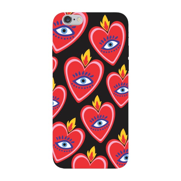Capinha para iPhone 6 / 6s Anti Impacto Fashion - SACRED HEART PATTERN