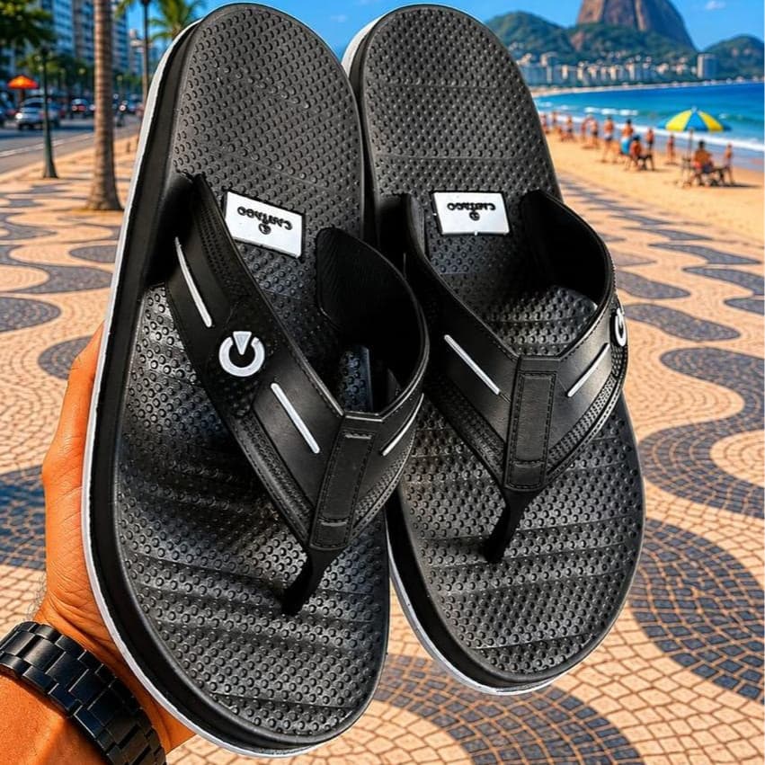 Chinelo Ortopédico Antiderrapante Masculino - Sandália Adulto Confortável Leve e Macia